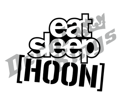 Eat sleep HOON (variant 2)