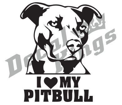 I &#039;love&#039; my pitbull