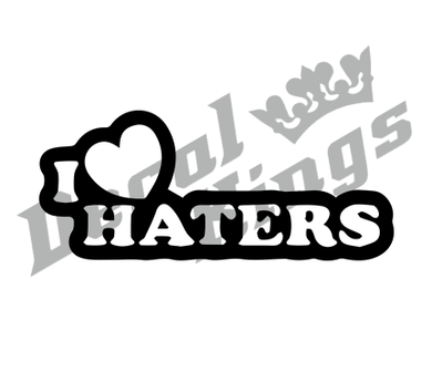 I &#039;love&#039; haters